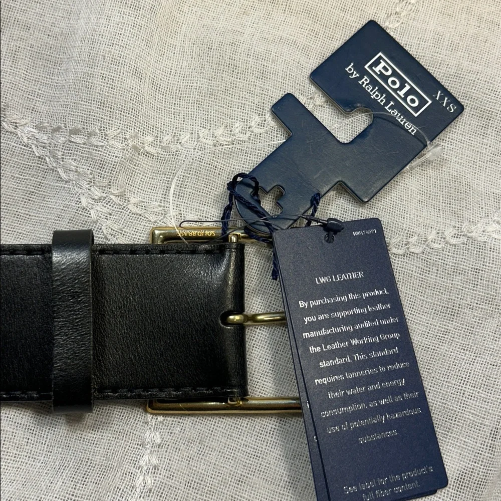 NWT polo by Ralph Lauren wide leather belt